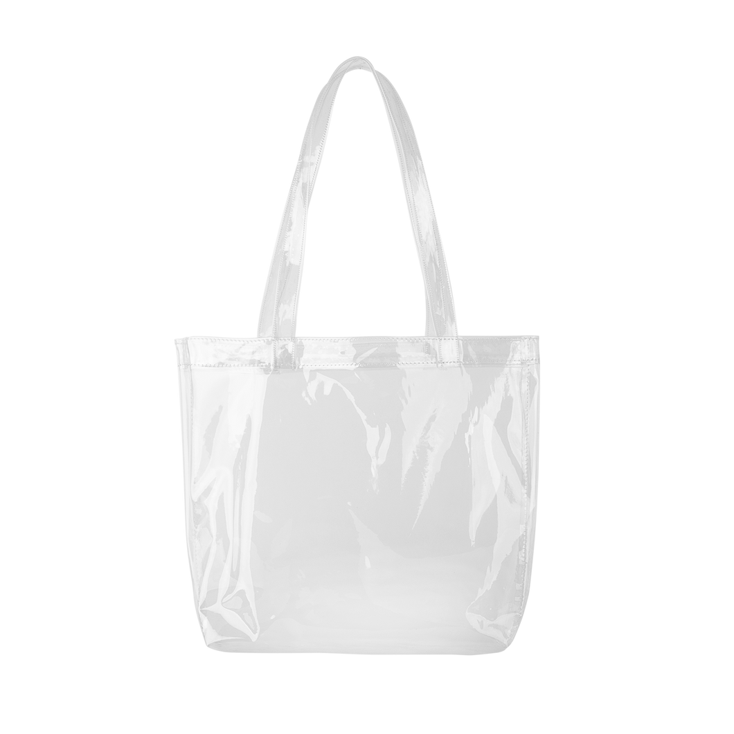 Daily Grind Tote - Clear Vinyl