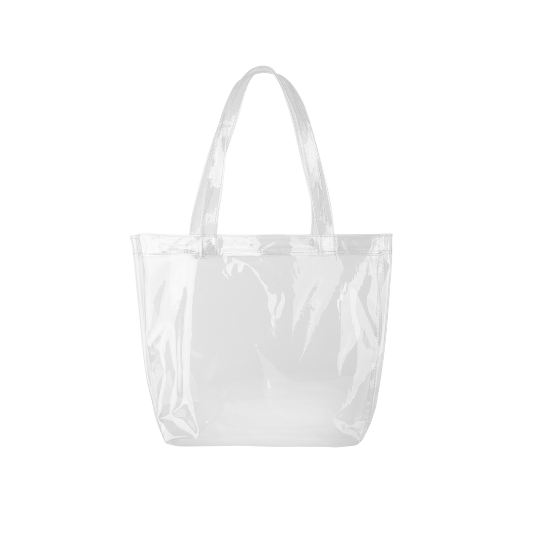 Daily Grind Super Size Tote - Clear Vinyl