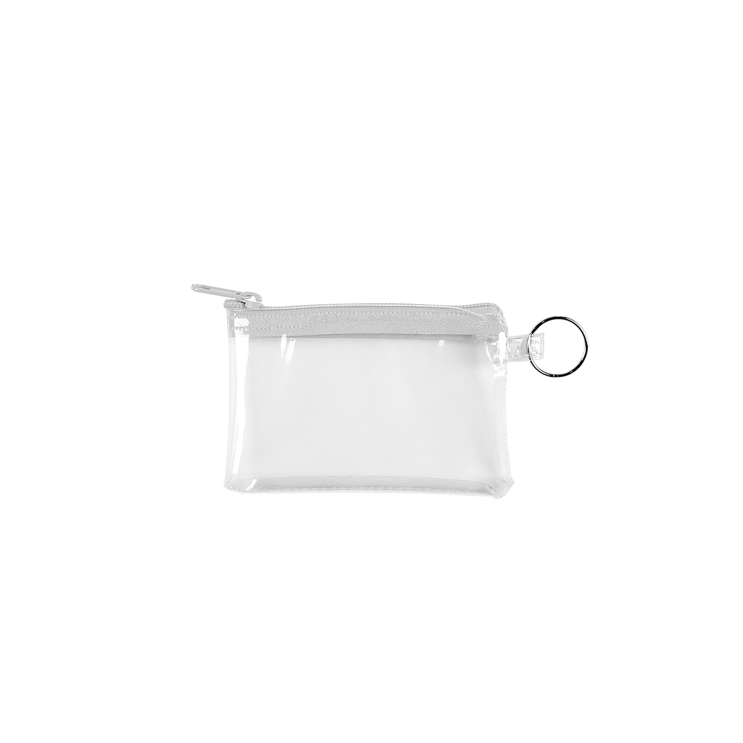 Penny Key Ring Pouch - Clear Vinyl